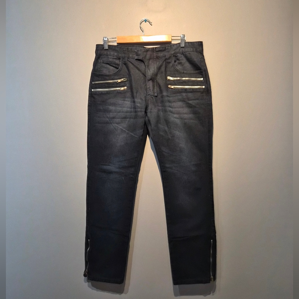 Henry & William New York Dark Blue Denim Jeans | Size 36 x 34